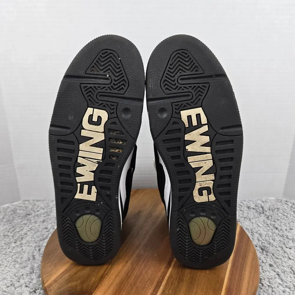 Patrick Ewing Men 13 Concept Hi Black White Casual Lifestyle Daily Retro Sneaker